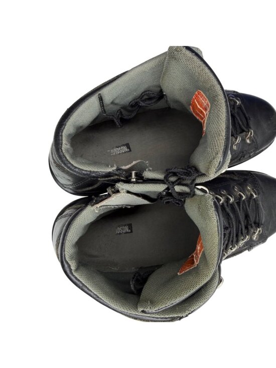 Harley-Davidson Black Leather side zip Ride Riding ankle Boot Men\'s sz10